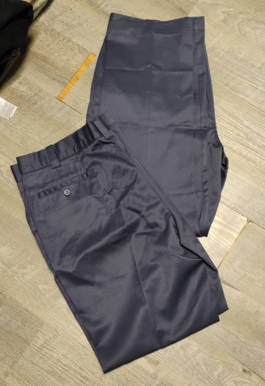 Vtg 70 80' BIG MAC Men's Gray SteelBlue WORK Pants CHORE Workwear 40x31 lot of 2